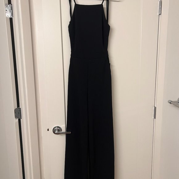 Lulu's black backless jumpsuit *never worn* - Picture 3 of 3